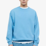 Tight Fit Sweatshirt - Light Blue